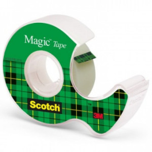 Скотч канцелярский в диспенсере 19 мм х 7,5 м 3M Scotch Magic (матовый) (8-1975)