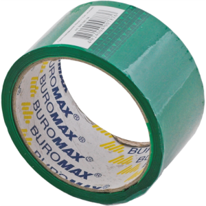 Скотч упаковочный цветной 48 мм х 35 м BuroMax (зеленый) (BM.7007-04)