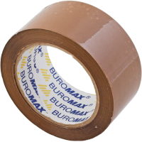 Скотч пакувальний 48 мм х 90 м х 45 мкм BuroMax (коричневий) (ВМ.7025-01)