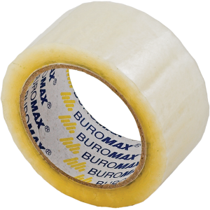 Скотч упаковочный 48 мм х 90 м х 45 мкм BuroMax (прозр) (BM.7025-00)
