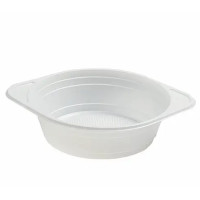 Тарелка одноразовая глубокая 500 мл, (100 шт)