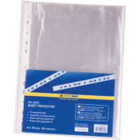 Файл глянцевый A4+ 40 мкм Buromax вертик европерф (100 шт) (BM.3805)