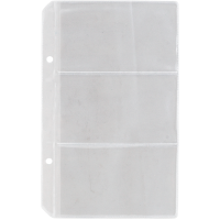 Файл для візиток 6 візиток 3 відділення 172 х 110 мм візитниця ВМ.3541 (10 шт) (BM.3591/2)