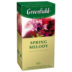 Чай чорний в ф/п Greenfield "Spring Melody", з чебрецем, 25 пакетиків