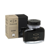 Чорнило для перових ручок Parker Quink, 57 мл, чорні (11 010BK)