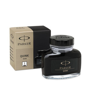 Чернила для перьевых ручек Parker Quink, 57 мл, черные (11 010BK)