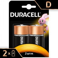 Елемент живлення (батарейка) (1,5V) Duracell D (R20,373) LR20 * 2 (81545439/5005987/5014435)