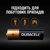 Батарейка AA LR06 Duracell MN1500 (пальчик) (1 ШТУКА)