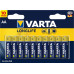 Батарейка AA R06 Varta Longlife * 10 (04106101461)