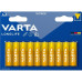 Батарейка AA R06 Varta Longlife * 10 (04106101461)
