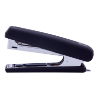 Степлер пластик на 12 л BuroMax (скобы № 10) черный (BM.4128-01)