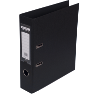 Регистратор 7 см А4 Buromax Elite 2-стороннее покрытие, металлическая окантовка, черный (BM.3001-01c)