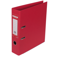 Регистратор 7 см А4 Buromax Elite 2стор покрыт, метал окант, красный (BM.3001-05с)