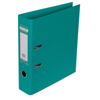 Регистратор 7 см А4 Buromax Elite 2стор покрыт, метал окант, бирюзовый (BM.3001-06с)