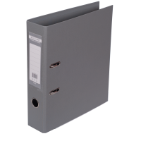 Реєстратор 7 см А4 Buromax Elite 2стор покриття, метал окантовка, сіра (BM.3001-09c)