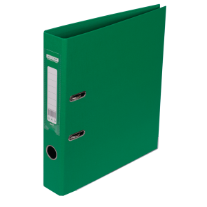 Регистратор 5 см А4 Buromax Elite 2стор покрыт, метал окант, зеленый (BM.3002-04c)