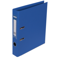 Регистратор 5 см А4 Buromax Elite 2стор покрыт, метал окант, синий (BM.3002-02c)