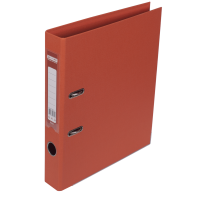 Реєстратор 5 см А4 Buromax Elite 2стор покриття, метал окантовка, помаранчева (BM.3002-11c)
