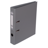 Регистратор 5 см А4 Buromax Elite 2стор покрыт, метал окант, серый (BM.3002-09c)