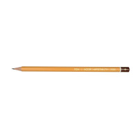 Олівець чорнографітний без гумки B KOH-I-NOOR для креслення (1500.B)