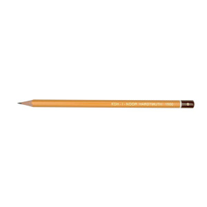 Карандаш чернографитный без ластика B KOH-I-NOOR чертежный (1500)