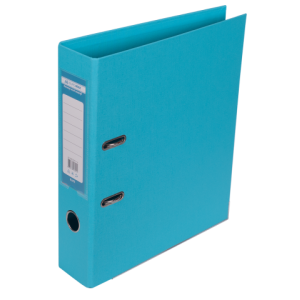 Регистратор 7 см А4 Buromax Elite 2стор покрыт, метал окант, голубой (BM.3001-14с)