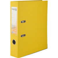Реєстратор 7,5 см А4 Axent (1714-08) 1стор покриття, метал окантовка, жовта