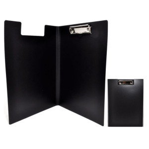 Папка-планшет с верхним зажимом пластик (А4) Economix (клипборд) черная (E30153-01)