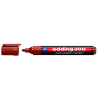 Маркер перманентний Edding 300 коричневий 1,5-3 мм круг накін