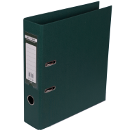 Регистратор 7 см А4 Buromax Elite 2стор покрыт, метал окант, темно-зеленый (BM.3001-16с)