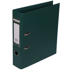 Регистратор 7 см А4 Buromax Elite 2стор покрыт, метал окант, темно-зеленый (BM.3001-16с)