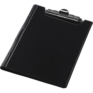 Папка-планшет з верхнім зажимом під шкіру (А4) Panta Plast (кліпборд) чорна (0314-0002-01)