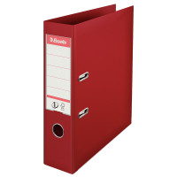 Регистратор 7,5 см А4 Esselte Power 1 (811510) 2стор покрыт, бордовый
