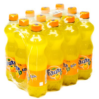 Вода сладкая газир 0,5 л х 12 шт пластик Fanta Orange