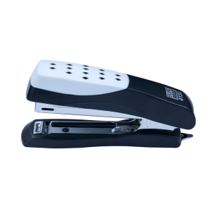 Степлер пластиковий на 15 арк BuroMax Шахматка (скоби № 10) (гумова біла накладка) (BM.4130)