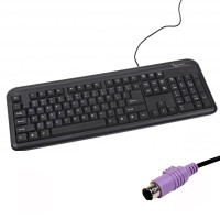 Клавиатура GEMBIRD KB-101-UA Black, PS/2