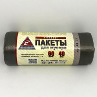 Мешки для мусора 60 л х 40 шт 60 х 70 см 8 мкм Z-BEST черные (44174)