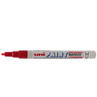 Маркер перманентний UNI Paint PX-21 червоний 0,8-1,2 мм круг накін (PX-21.Red)