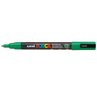 Маркер пигментный (универ) зеленый 0,9-1,3 мм UNI POSCA (PC-3M.Green)