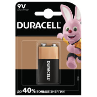 Елемент живлення (КРОНА) DURACELL 9V/MN1604/6LR61 (5000394066267 / 81483681)