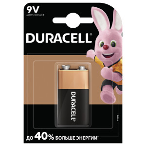 Батарейка 6LR61 9V/MN1604 КРОНА DURACELL (5000394066267 / 81483681)