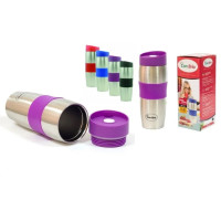 Термокружка Con Brio CB-338 (металл+пластик) 380 мл