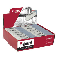 Ластик для олівців і чорнил Axent Duo (м'який) (1185-A)