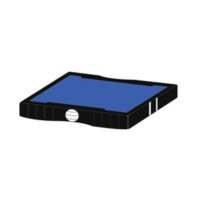 Сменная подушка Shiny для оснастки S882 38х14 мм синяя (S1822-7)