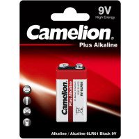 Батарейка 6LR61 9V Camelion Plus Alkaline Крона (6LR61-BP1) 1 шт