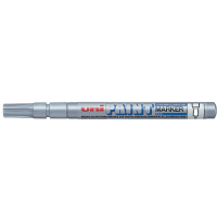 Маркер перманентний UNI Paint PX-21 срібло 0,8-1,2 мм круг накін (PX-21.Silver)