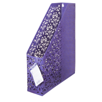 Лоток вертикальний метал BuroMax Barocco 75 х 248 х 318 мм фіолетовий (BM.6262-07)