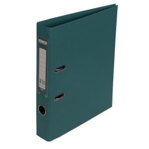 Регистратор 5 см А4 Buromax Elite 2стор покрыт, метал окант, темно-зеленый (BM.3002-16c)