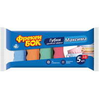 Мочалка для посуды 5+1 шт/уп Фрекен Бок Максима (15104090)