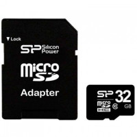 Карта пам'яті 32Gb microSDHC class 10 Silicon Power (SP032GBSTH010V10SP)